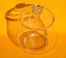 Bowletopf aus Kristallglas